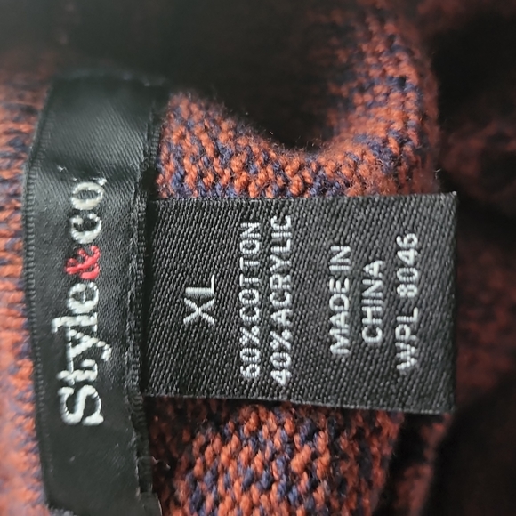 Style & Co Women's Tunic Style Ribbed Dress Size XL - Picture 13 of 13